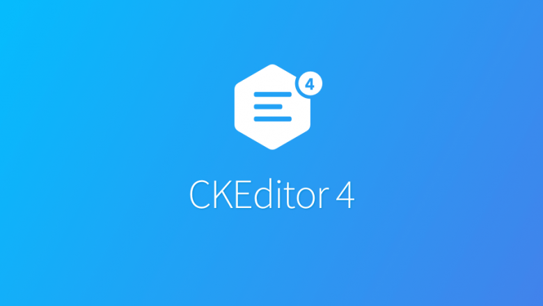 Prueba la nueva versión de CKeditor 4