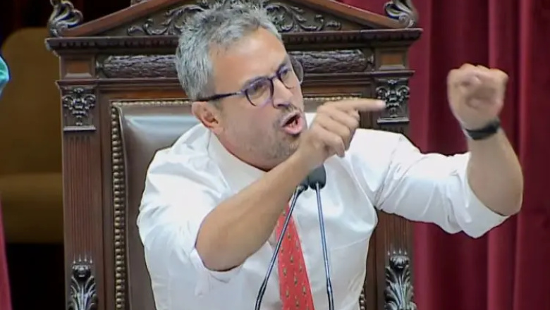 UP intentó hacer caer la sesión y desató un escándalo en Diputados