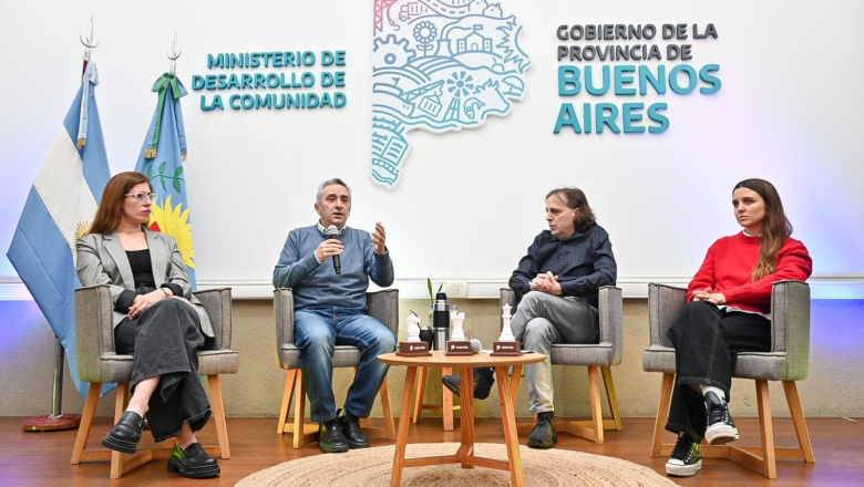 Larroque encabezó una jornada de prevención de la ludopatía con jóvenes de Envión