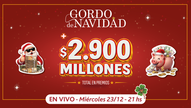Ya está a la venta el Gordo de Navidad: hay más de $2.900 millones de pesos en premios