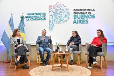 Larroque encabezó una jornada de prevención de la ludopatía con jóvenes de Envión