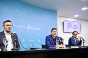 Conferencia de prensa de ministros Bianco, Cuattromo y Katopodis