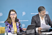 Conferencia de prensa del ministro Carlos Bianco, junto a Díaz, Batakis y Kreplak