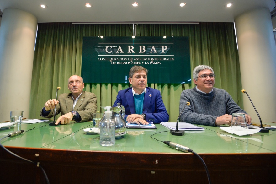 El gobernador Kicillof participó de la octava Agro Jornada Política organizada por CARBAP